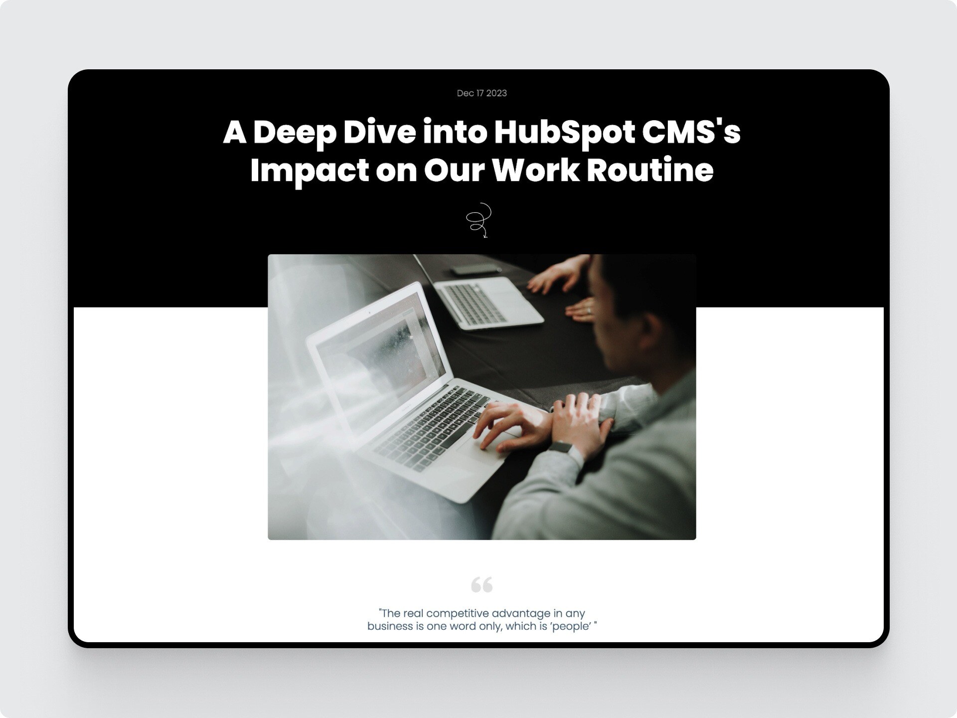 Responsive, Accessible and Optimized